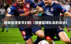 感谢篮球宝贝们的（感谢篮球队友的说说）