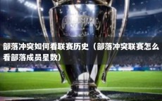 部落冲突如何看联赛历史（部落冲突联赛怎么看部落成员星数）