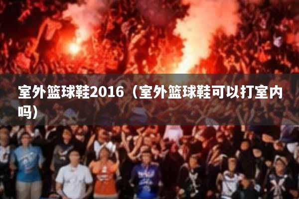 室外篮球鞋2016(室外篮球鞋可以打室内吗)